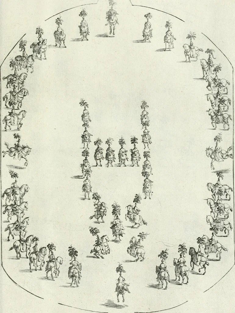 An illustration from [Publications relating to the wedding of Leopold I, Holy Roman Emperor, and Margarita Teresa, Infanta of Spain], 1666, leaf 96
