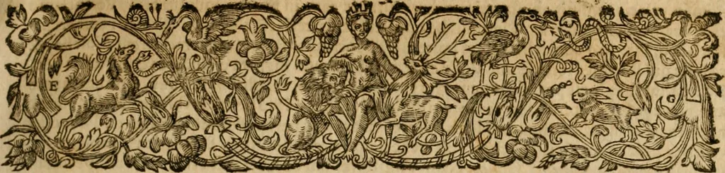 An illustration from Pub. Virgilii Maronis Bucolicorum, eclogae X. Georgicorvm, libri IIII. Aeneidos, libri XII, et in ea, Mavri Servii Honorati grammatici commentarii, ex antiquiss, exemplaribus longè meliores et auctiores. ex bibliotheca Petri Danielis I.C., 1610, leaf 38