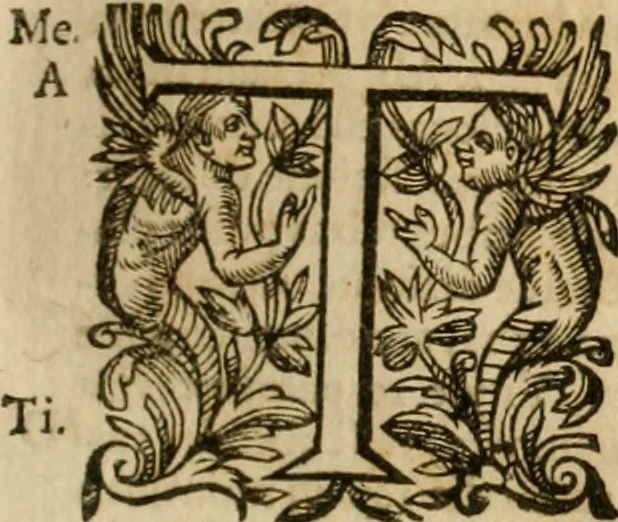An illustration from Pub. Virgilii Maronis Bucolicorum, eclogae X. Georgicorvm, libri IIII. Aeneidos, libri XII, et in ea, Mavri Servii Honorati grammatici commentarii, ex antiquiss, exemplaribus longè meliores et auctiores. ex bibliotheca Petri Danielis I.C., 1610, leaf 38