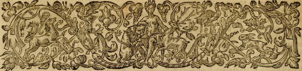 An illustration from Pub. Virgilii Maronis Bucolicorum, eclogae X. Georgicorvm, libri IIII. Aeneidos, libri XII, et in ea, Mavri Servii Honorati grammatici commentarii, ex antiquiss, exemplaribus longè meliores et auctiores. ex bibliotheca Petri Danielis I.C., 1610, leaf 97
