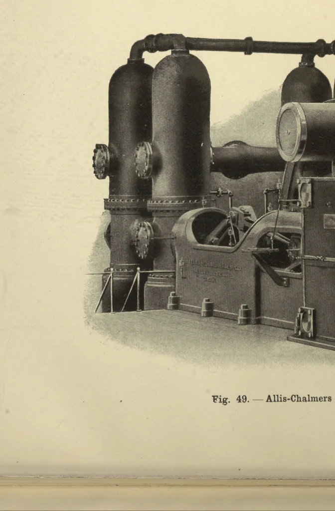 An illustration from Pumping engines for water works, 1907, leaf 215