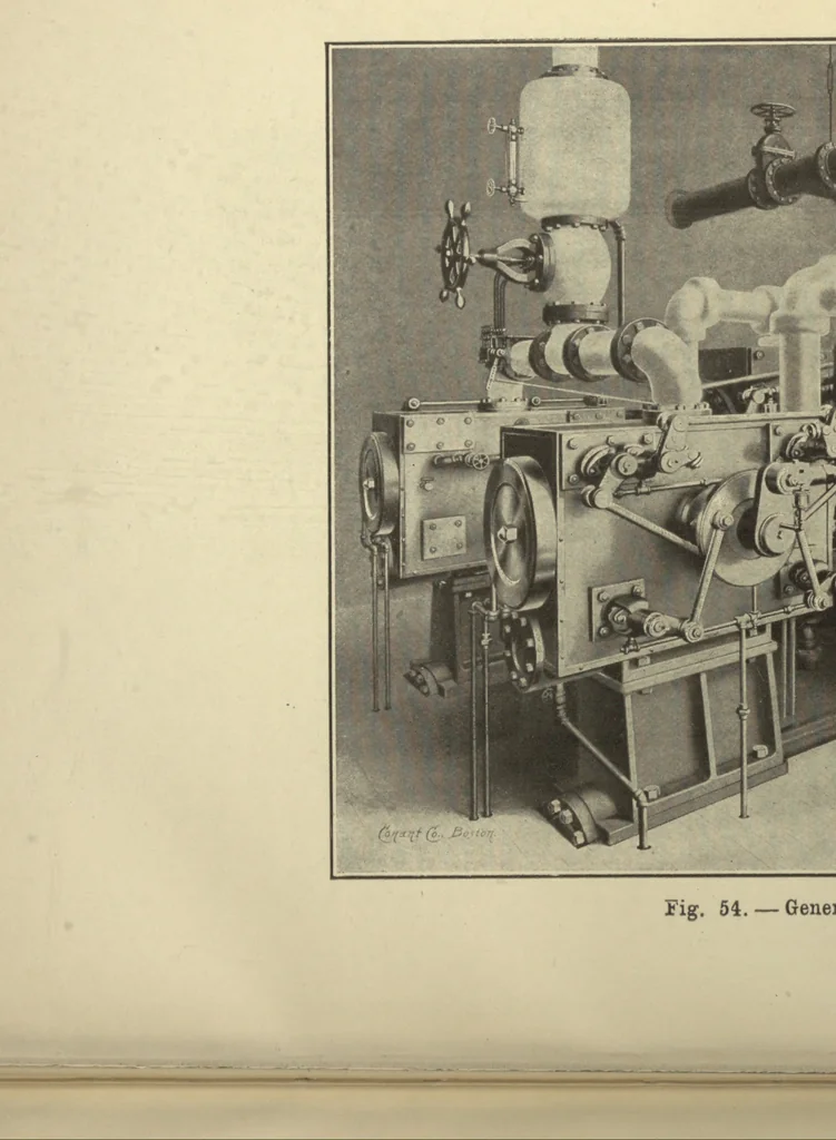 An illustration from Pumping engines for water works, 1907, leaf 223