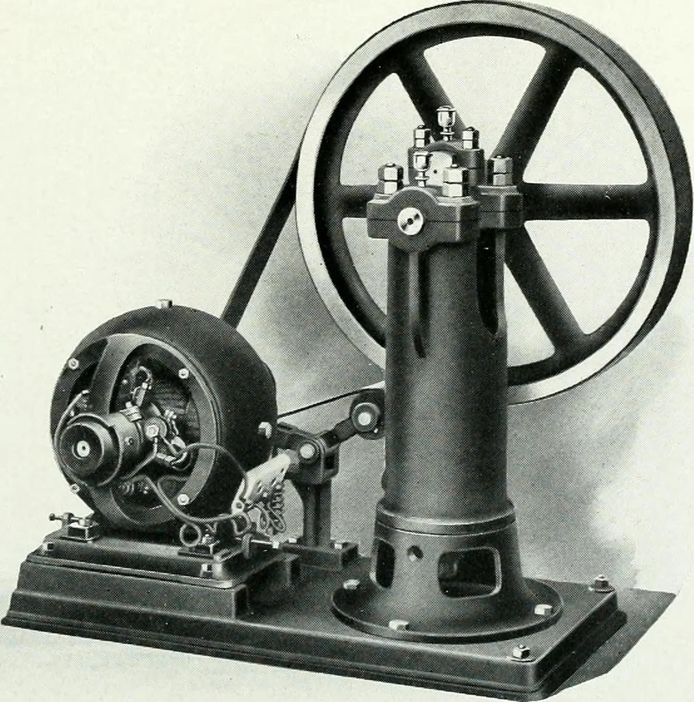 An illustration from Pumping machinery : for operation by any power : single and double acting triplex pumps for various services, deep well power working heads, artesian well cylinders, rotary and centrifugal pumps manufactured by the Deming Company, Salem, Ohio, U.S.A, 1915, leaf 116