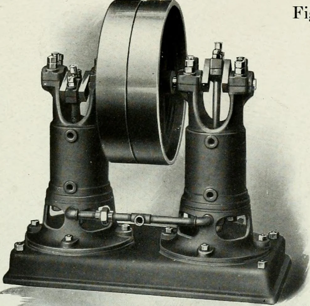 An illustration from Pumping machinery : for operation by any power : single and double acting triplex pumps for various services, deep well power working heads, artesian well cylinders, rotary and centrifugal pumps manufactured by the Deming Company, Salem, Ohio, U.S.A, 1915, leaf 117