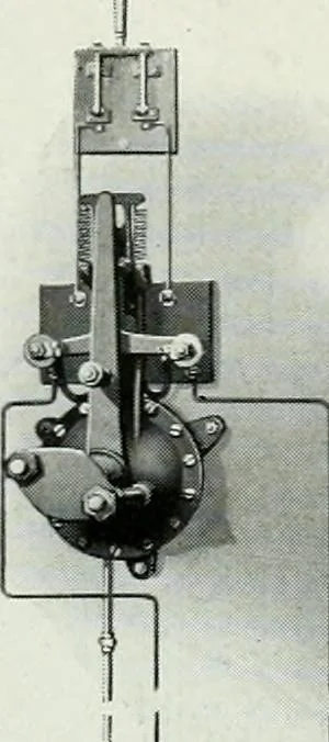 An illustration from Pumping machinery : for operation by any power : single and double acting triplex pumps for various services, deep well power working heads, artesian well cylinders, rotary and centrifugal pumps manufactured by the Deming Company, Salem, Ohio, U.S.A, 1915, leaf 121