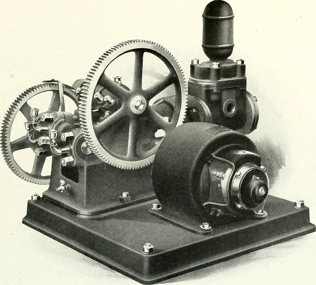 An illustration from Pumping machinery : for operation by any power : single and double acting triplex pumps for various services, deep well power working heads, artesian well cylinders, rotary and centrifugal pumps manufactured by the Deming Company, Salem, Ohio, U.S.A, 1915, leaf 126