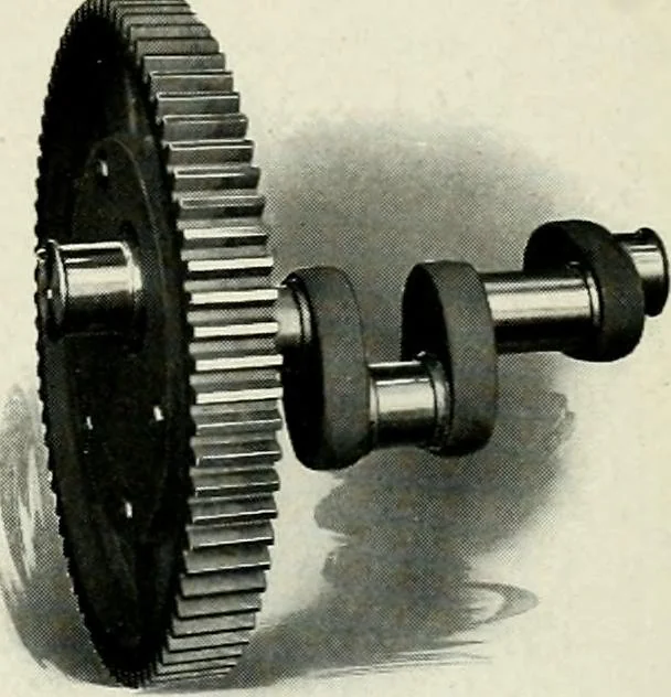 An illustration from Pumping machinery : for operation by any power : single and double acting triplex pumps for various services, deep well power working heads, artesian well cylinders, rotary and centrifugal pumps manufactured by the Deming Company, Salem, Ohio, U.S.A, 1915, leaf 13