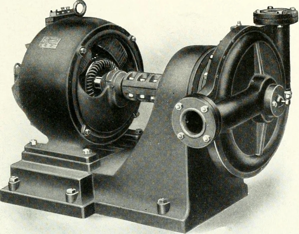 An illustration from Pumping machinery : for operation by any power : single and double acting triplex pumps for various services, deep well power working heads, artesian well cylinders, rotary and centrifugal pumps manufactured by the Deming Company, Salem, Ohio, U.S.A, 1915, leaf 134