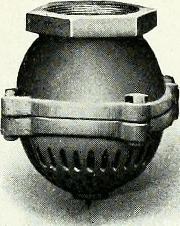 An illustration from Pumping machinery : for operation by any power : single and double acting triplex pumps for various services, deep well power working heads, artesian well cylinders, rotary and centrifugal pumps manufactured by the Deming Company, Salem, Ohio, U.S.A, 1915, leaf 148