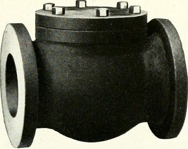 An illustration from Pumping machinery : for operation by any power : single and double acting triplex pumps for various services, deep well power working heads, artesian well cylinders, rotary and centrifugal pumps manufactured by the Deming Company, Salem, Ohio, U.S.A, 1915, leaf 150