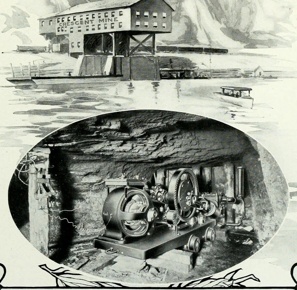An illustration from Pumping machinery : for operation by any power : single and double acting triplex pumps for various services, deep well power working heads, artesian well cylinders, rotary and centrifugal pumps manufactured by the Deming Company, Salem, Ohio, U.S.A, 1915, leaf 172