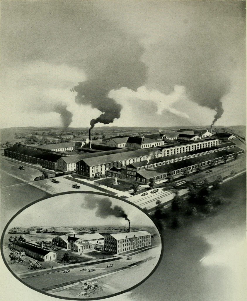 An illustration from Pumping machinery : for operation by any power : single and double acting triplex pumps for various services, deep well power working heads, artesian well cylinders, rotary and centrifugal pumps manufactured by the Deming Company, Salem, Ohio, U.S.A, 1915, leaf 7