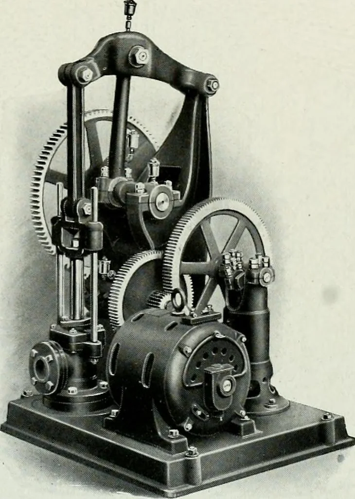 An illustration from Pumping machinery : for operation by any power : single and double acting triplex pumps for various services, deep well power working heads, artesian well cylinders, rotary and centrifugal pumps manufactured by the Deming Company, Salem, Ohio, U.S.A, 1915, leaf 73