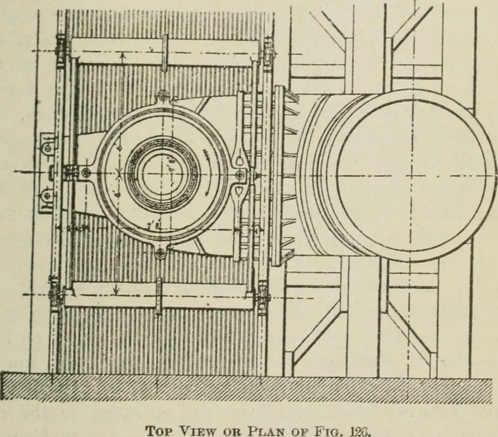 An illustration from Pumps and hydraulics, 1905, leaf 140