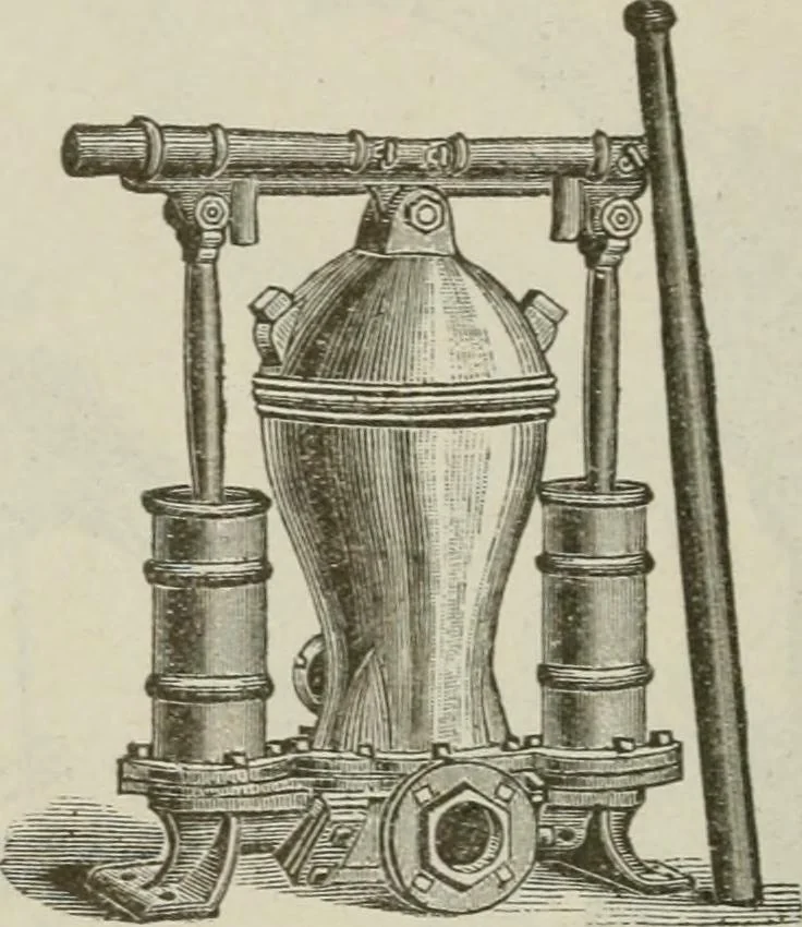 An illustration from Pumps and hydraulics, 1905, leaf 195