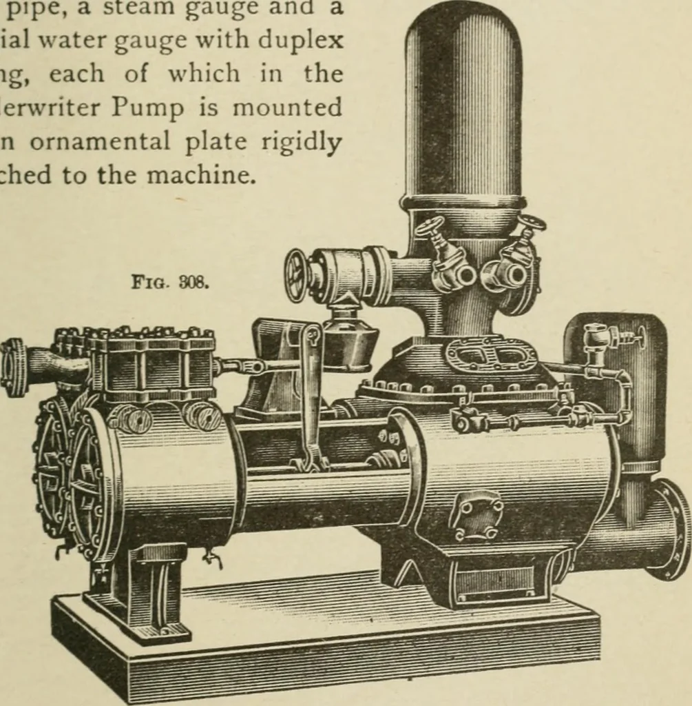 An illustration from Pumps and hydraulics, 1905, leaf 344