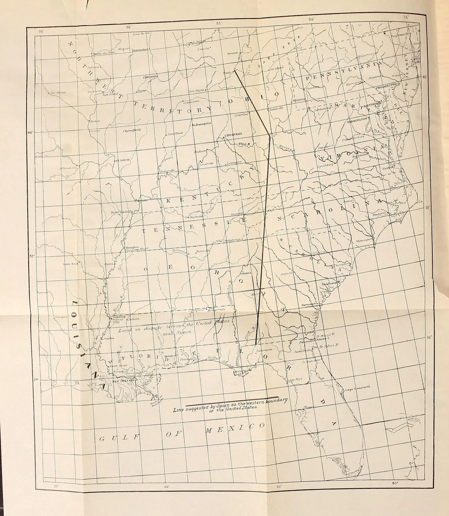 An illustration from The purchase of Florida; its history and diplomacy, 1906, leaf 8