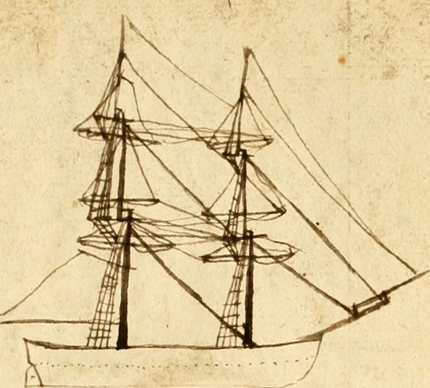 An illustration from Purchas his pilgrimage : or Relations of the world and the religions observed in all ages and places discovered, from the creation unto this present. In foure parts. This first containeth a theologicall and geographical historie of Asia, Africa, and America, with the ilands adiacent. Declaring the ancient religions before the floud ... With briefe descriptions of the countries, nations, states, discoveries ..., 1614, leaf 972