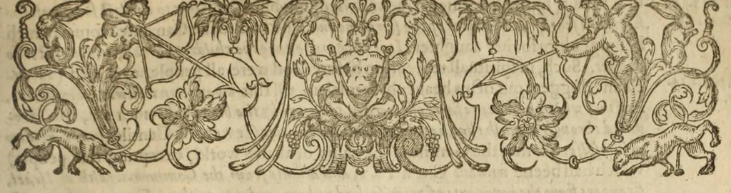 An illustration from Purchas his pilgrimage, or, Relations of the world and the religions observed in all ages and places discouered, from the creation vnto this present : in foure partes : this first containeth a theologicall and geographicall historie of Asia, Africa, and America, with the ilands adiacent : declaring the ancient religions before the floud, the heathnish, Jewish, and Saracenicall in all ages since ... with briefe descriptions of the countries, nations, states, discoueries, priuate and publike customes, and the most remarkable rarities of nature, or humane industrie, in the same, 1613, leaf 123