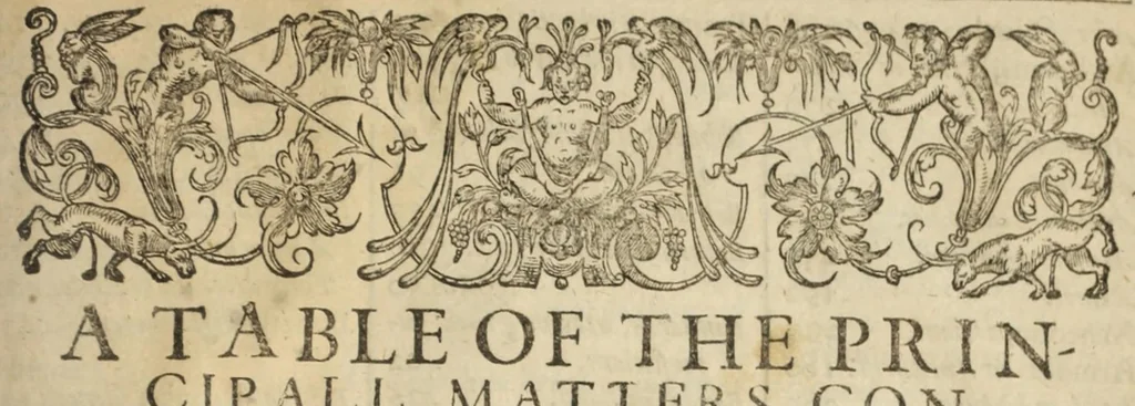 An illustration from Purchas his pilgrimage, or, Relations of the world and the religions observed in all ages and places discouered, from the creation vnto this present : in foure partes : this first containeth a theologicall and geographicall historie of Asia, Africa, and America, with the ilands adiacent : declaring the ancient religions before the floud, the heathnish, Jewish, and Saracenicall in all ages since ... with briefe descriptions of the countries, nations, states, discoueries, priuate and publike customes, and the most remarkable rarities of nature, or humane industrie, in the same, 1613, leaf 799