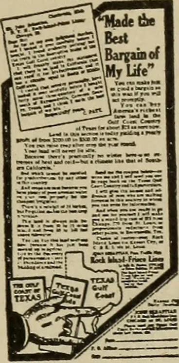 An illustration from Pushing your business, a text-book of advertising, giving practical advice on advertising, for banks, trust companies, investment brokers, real estate dealers, 1909, leaf 134