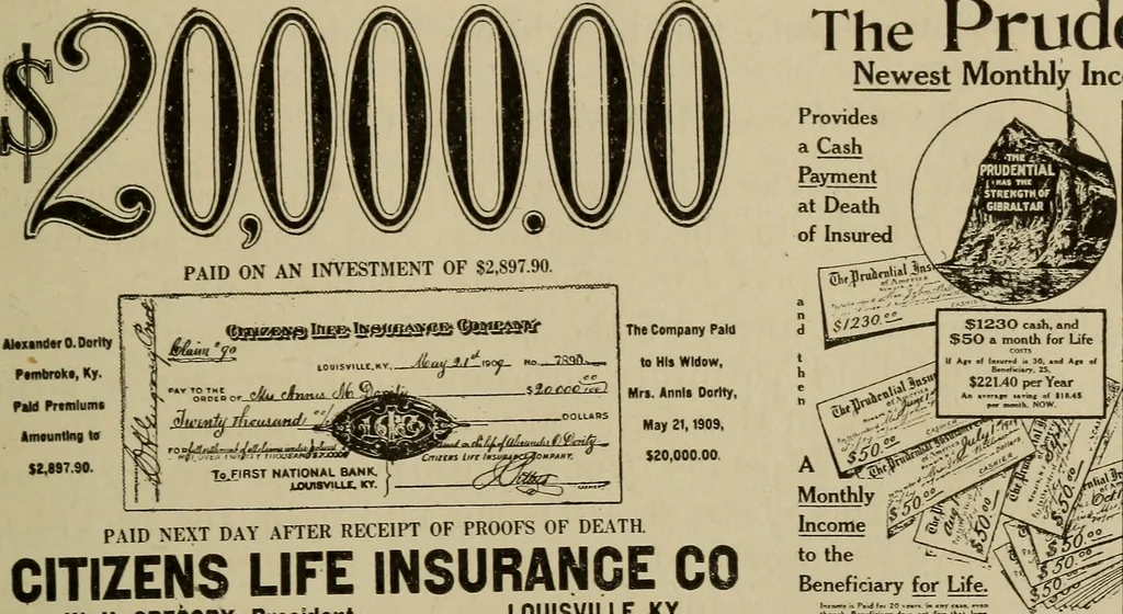 An illustration from Pushing your business, a text-book of advertising, giving practical advice on advertising, for banks, trust companies, investment brokers, real estate dealers, 1909, leaf 162