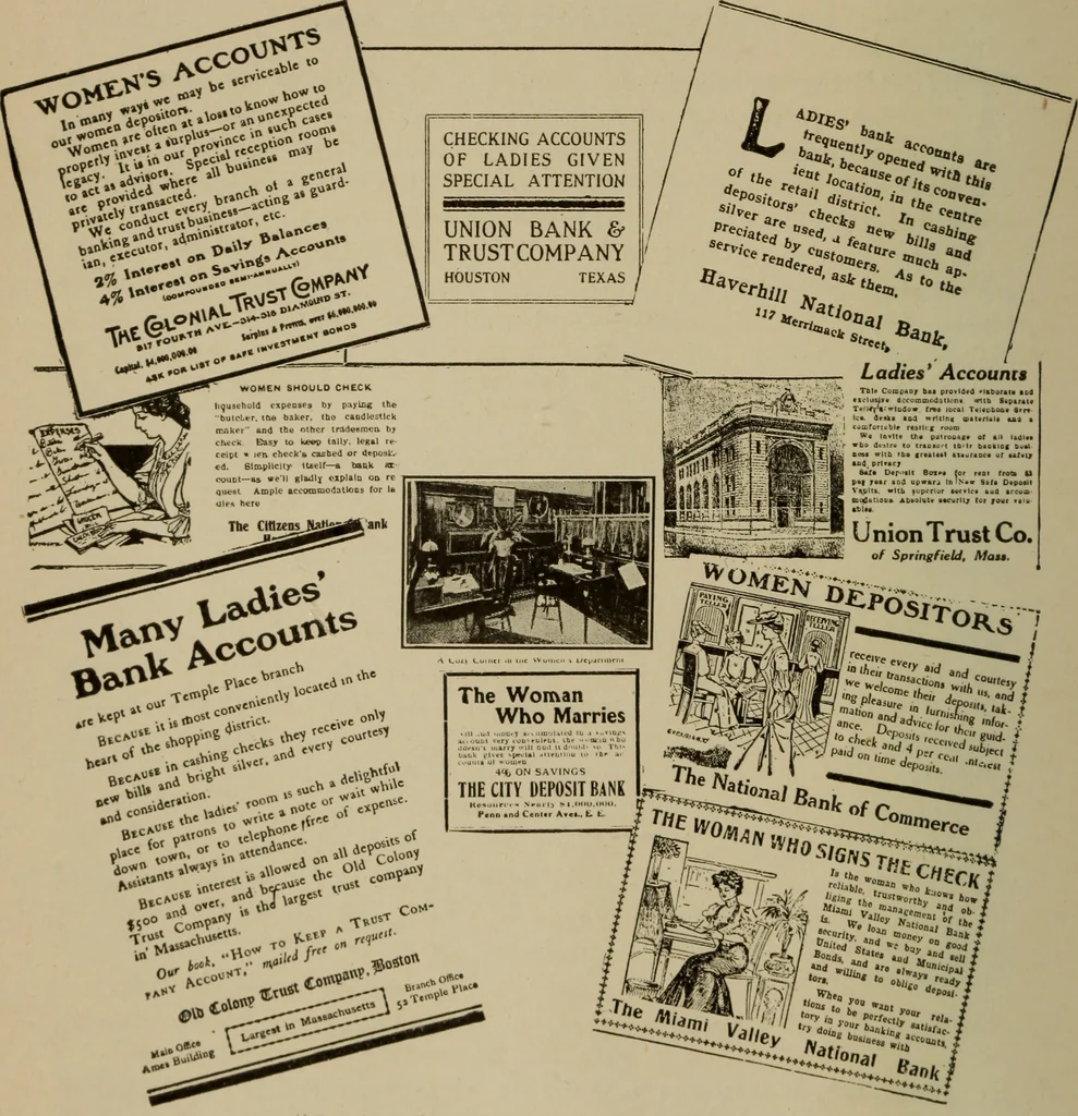 An illustration from Pushing your business, a text-book of advertising, giving practical advice on advertising, for banks, trust companies, investment brokers, real estate dealers, 1909, leaf 29