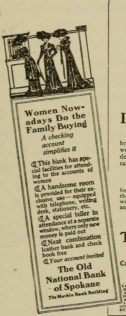An illustration from Pushing your business, a text-book of advertising, giving practical advice on advertising, for banks, trust companies, investment brokers, real estate dealers, 1909, leaf 64