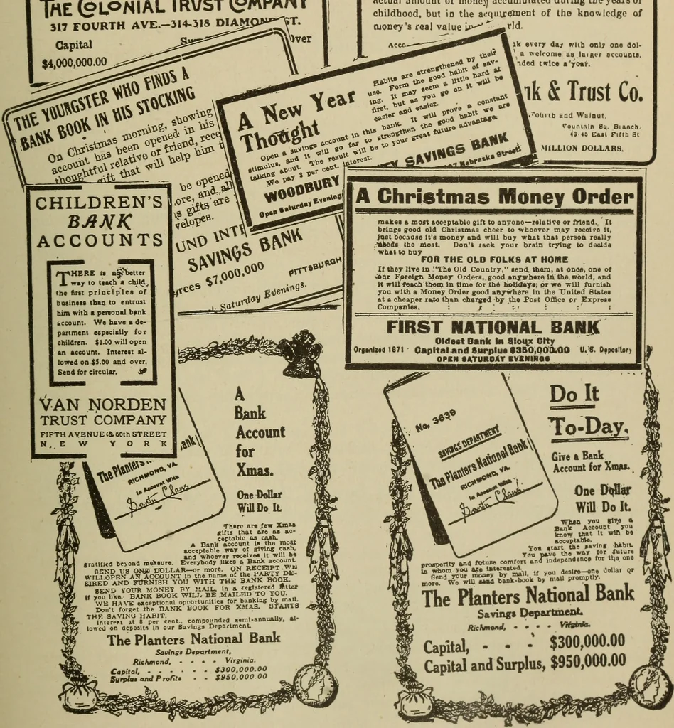 An illustration from Pushing your business, a text-book of advertising, giving practical advice on advertising, for banks, trust companies, investment brokers, real estate dealers, 1909, leaf 94