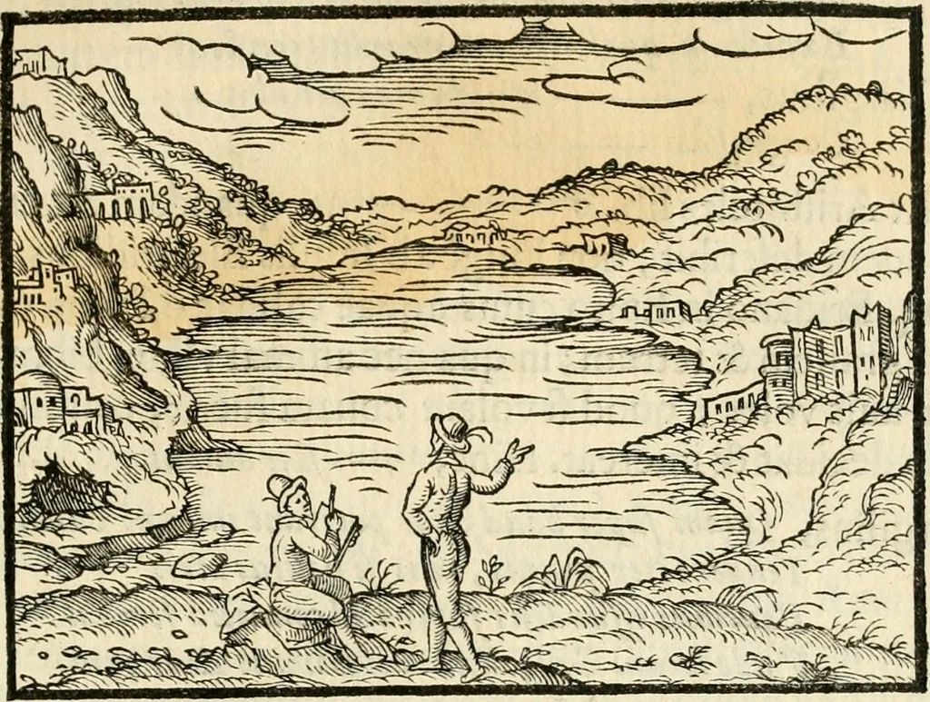 An illustration from Puteolana historia, 1604, leaf 112