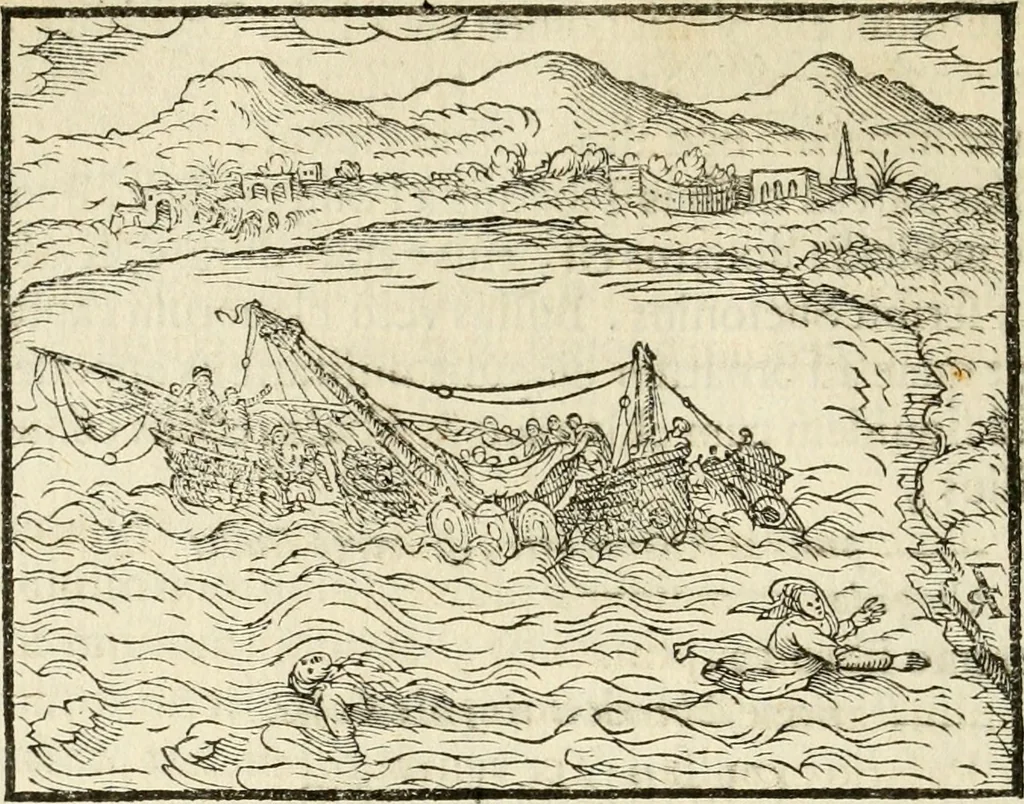 An illustration from Puteolana historia, 1604, leaf 141