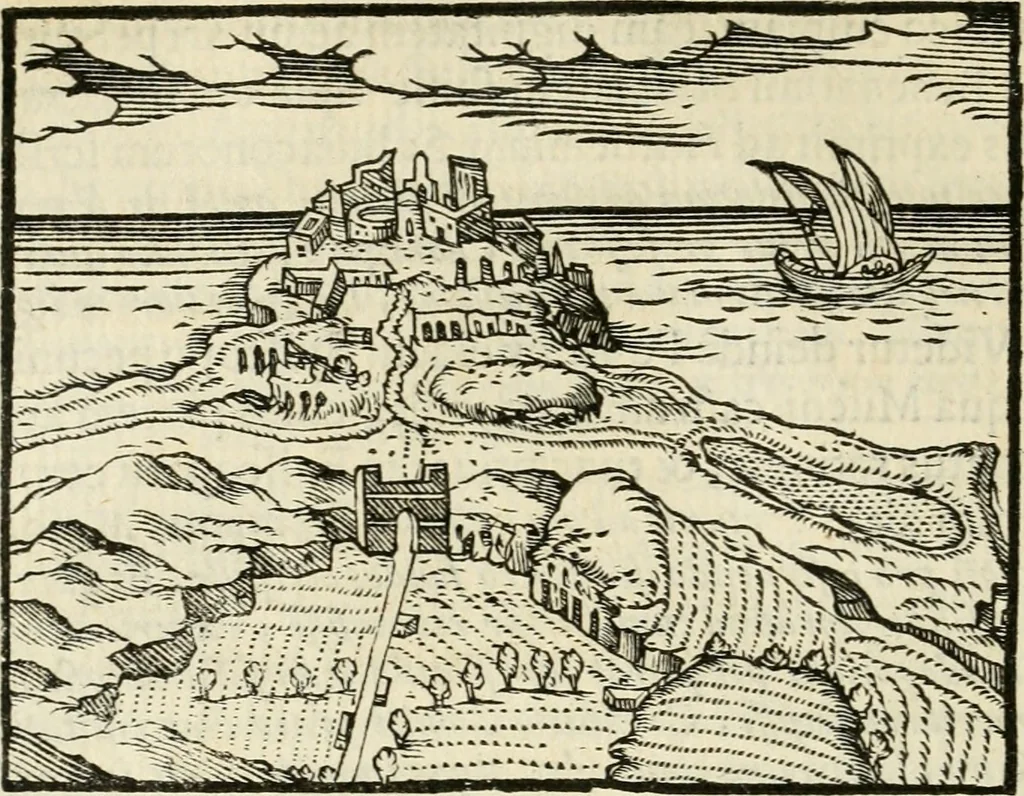 An illustration from Puteolana historia, 1604, leaf 157