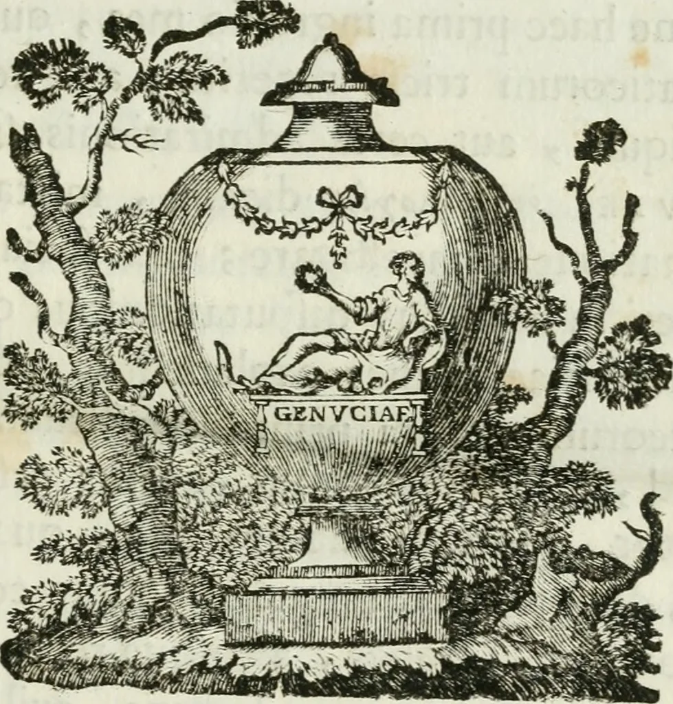 An illustration from Puteus sacer agri bononiensis : jussu sanctissimi domini nostri Benedicti XIV. P.M. commentario illustratus, 1756, leaf 12