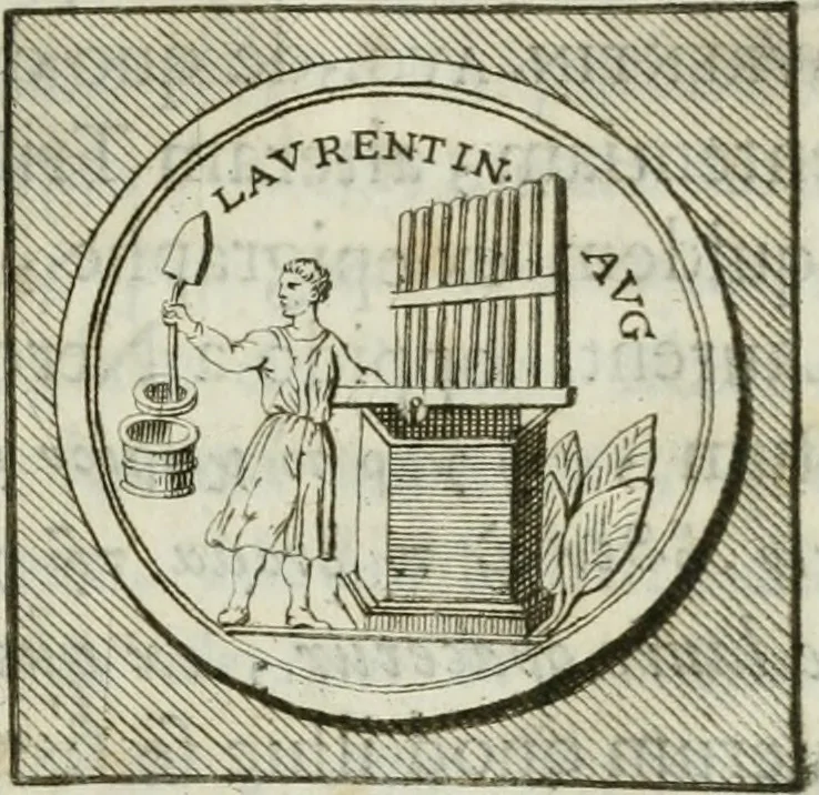 An illustration from Puteus sacer agri bononiensis : jussu sanctissimi domini nostri Benedicti XIV. P.M. commentario illustratus, 1756, leaf 26