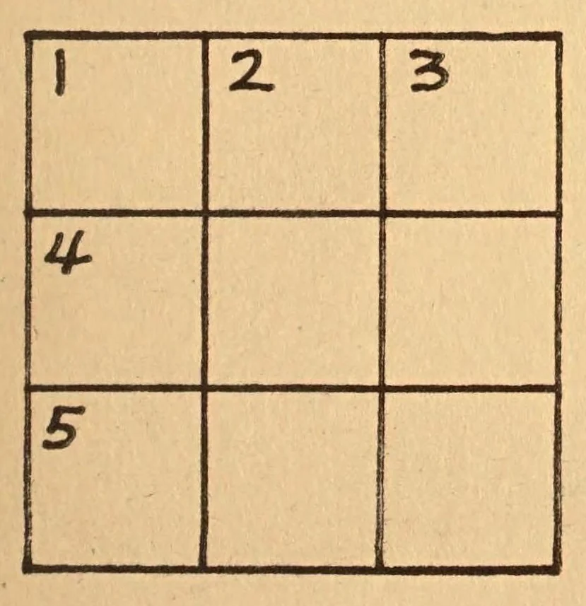 An illustration from Putnam's French cross-word puzzle book,, 1925, leaf 9