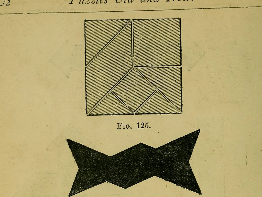 An illustration from Puzzles old and new, 1893, leaf 105