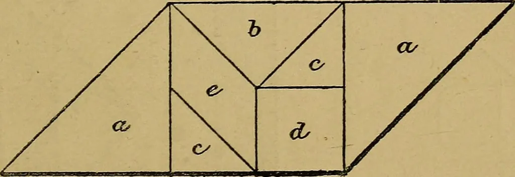 An illustration from Puzzles old and new, 1893, leaf 134