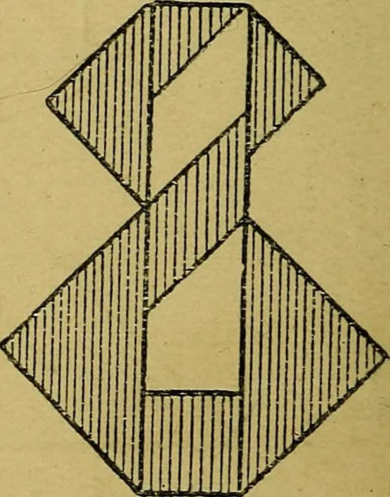 An illustration from Puzzles old and new, 1893, leaf 135