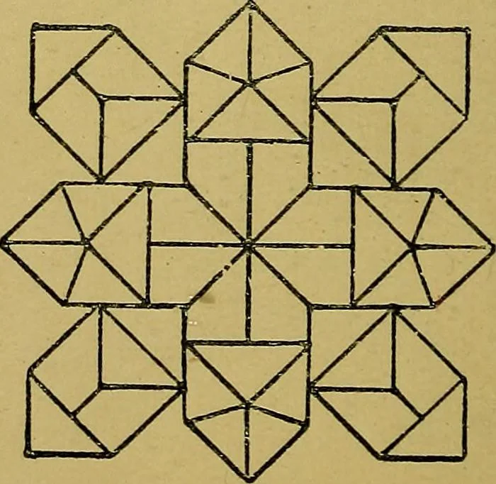 An illustration from Puzzles old and new, 1893, leaf 143