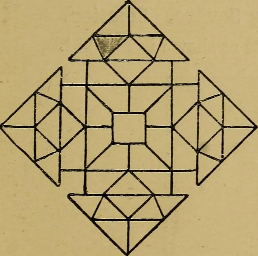 An illustration from Puzzles old and new, 1893, leaf 144
