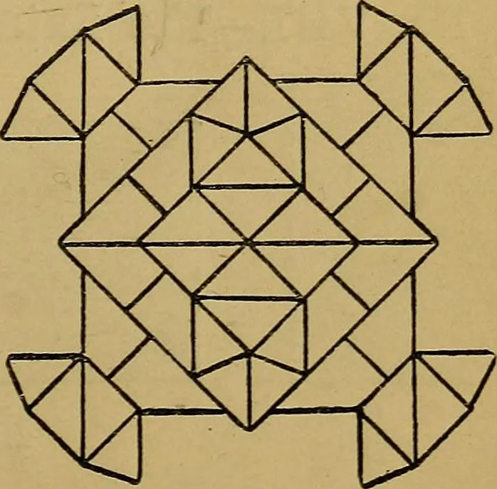 An illustration from Puzzles old and new, 1893, leaf 144