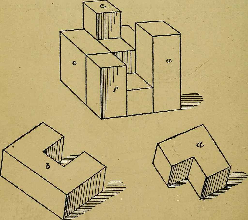 An illustration from Puzzles old and new, 1893, leaf 163