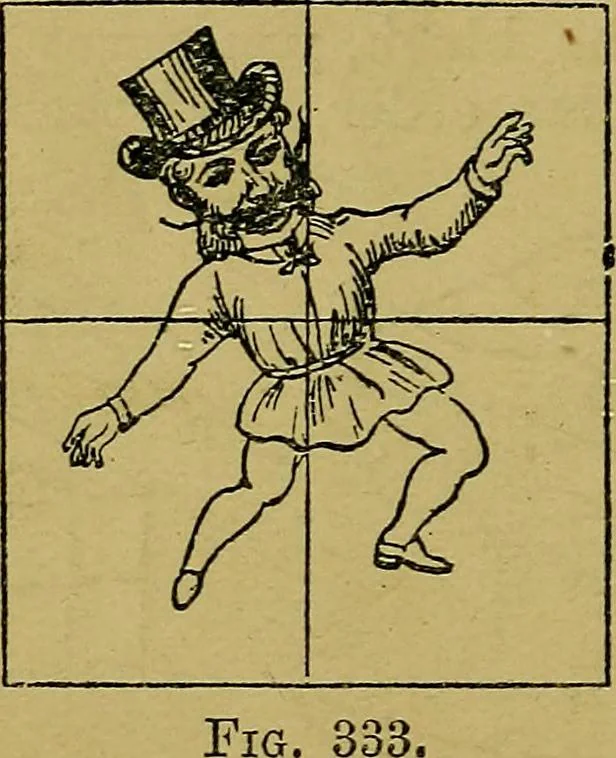 An illustration from Puzzles old and new, 1893, leaf 165