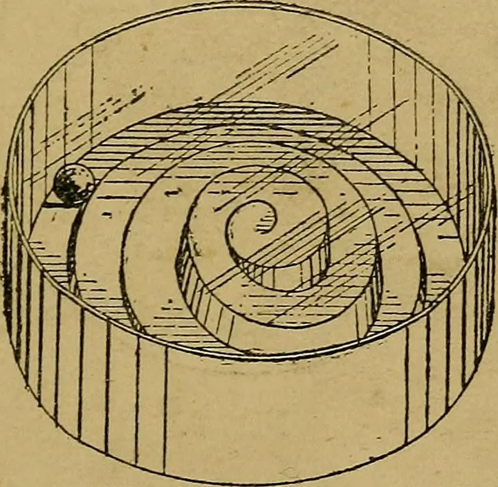 An illustration from Puzzles old and new, 1893, leaf 24