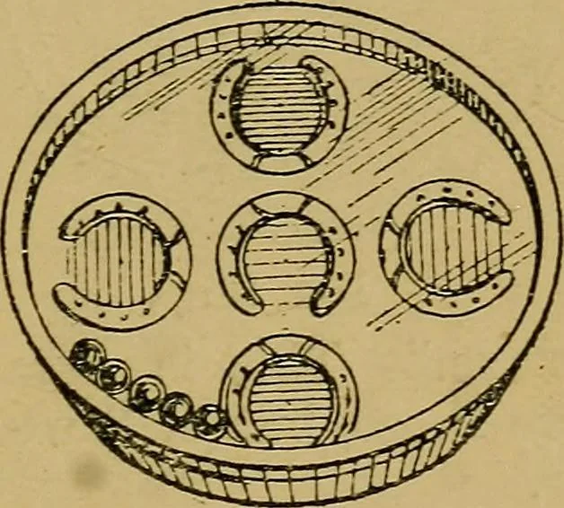 An illustration from Puzzles old and new, 1893, leaf 34