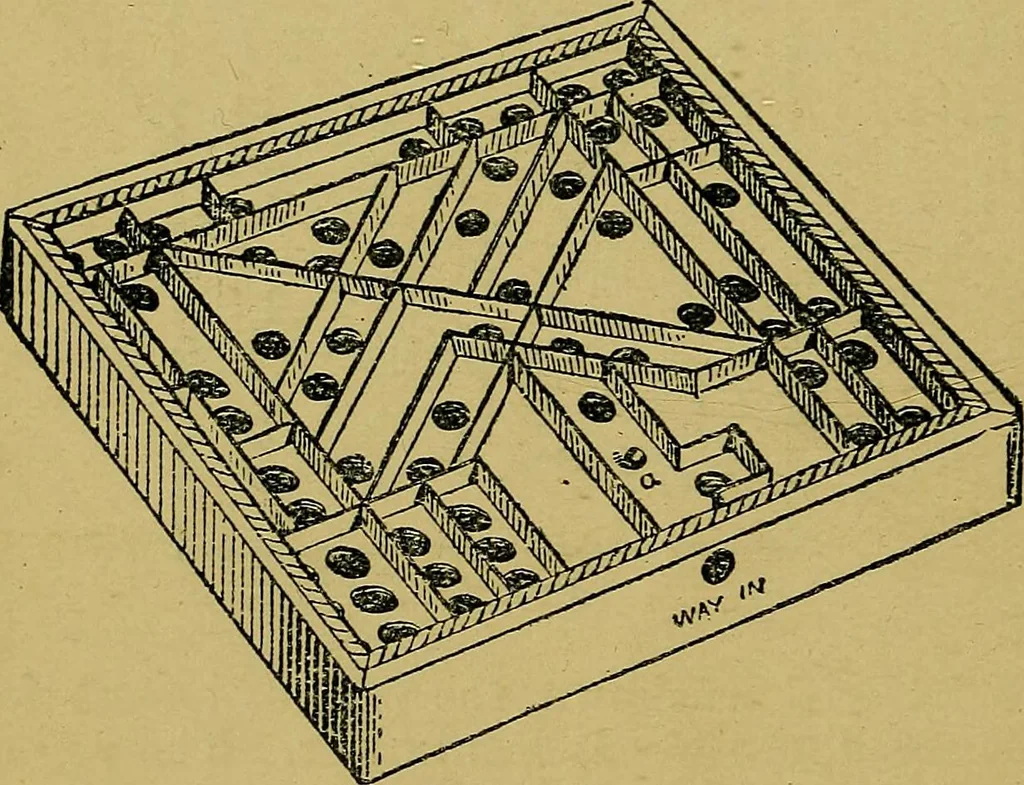 An illustration from Puzzles old and new, 1893, leaf 349