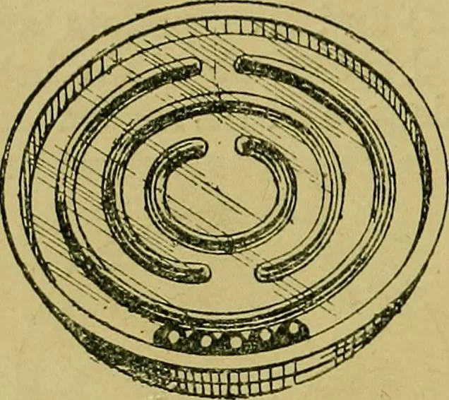 An illustration from Puzzles old and new, 1893, leaf 35