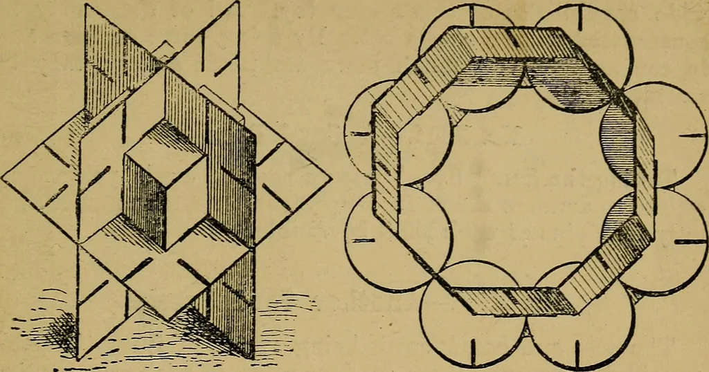 An illustration from Puzzles old and new, 1893, leaf 358