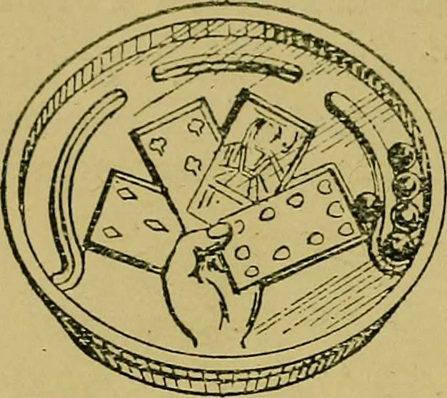 An illustration from Puzzles old and new, 1893, leaf 37