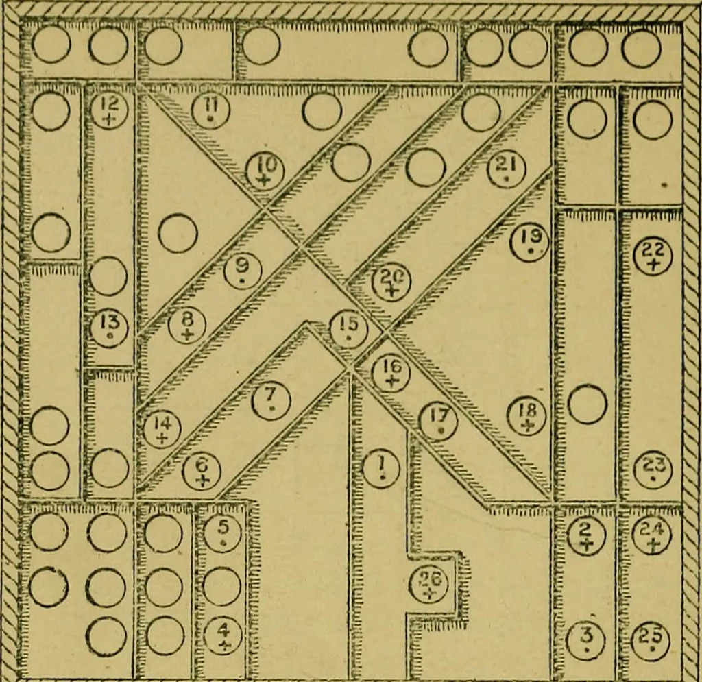 An illustration from Puzzles old and new, 1893, leaf 377